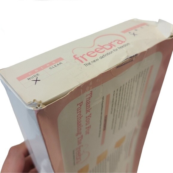 Freebra Size A Cup Strapless Backless Adhesive Silicone Nude Bra & Nipple Covers - Picture 11 of 15